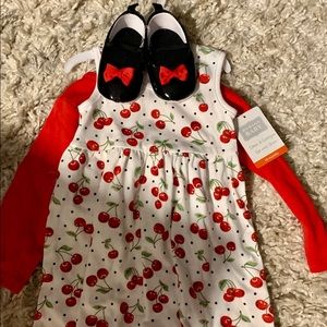 NWT Hudson baby 3 piece dress shoes & sweater set